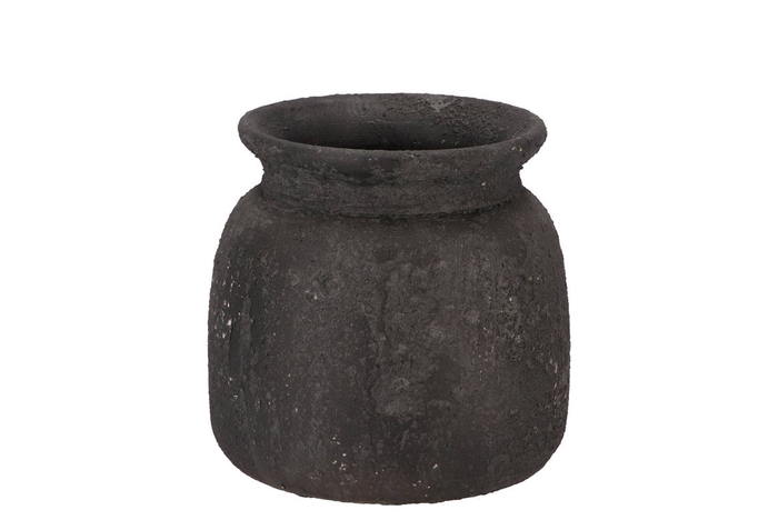 <h4>Bali Black Coal Jug 17x16cm</h4>