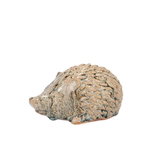 Hedgehog Glaze Green 9x6x5cm Nm