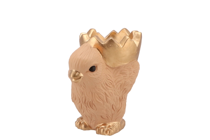 Easter Chicken-bowl Light Orange 14x9,5x14cm Nm