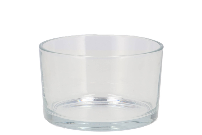 Glass Bowl Cilinder 13x13x8cm