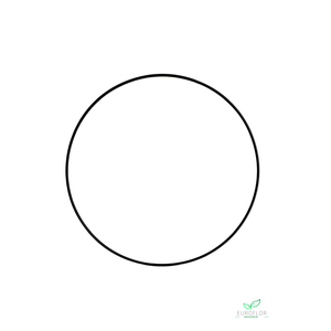 METAL RING 80CM BLACK (HOLLOW TUBE)