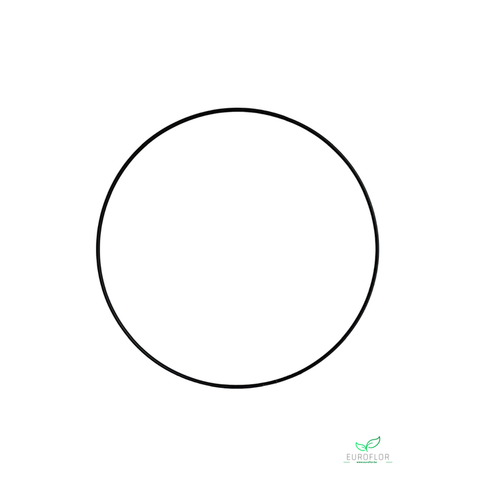 <h4>METAL RING 80CM BLACK (HOLLOW TUBE)</h4>