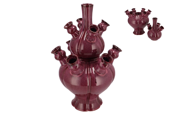 <h4>Rotterdam Purple Vase Tube 31x31x46cm</h4>