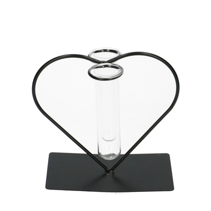 <h4>Mothersday Glass Heart 2tube d3.5*15cm</h4>