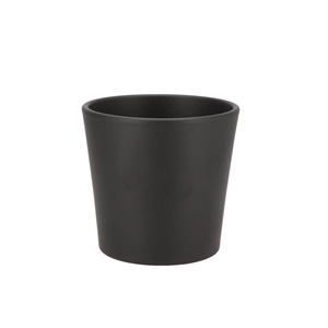 Ceramic Anthracite Matt Pot Orchid 14cm