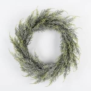 AF Wreath Conifer D46cm Frost