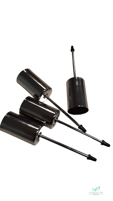 CANDLE HOLDER METAL SILVER D2,5 H6 4pcs