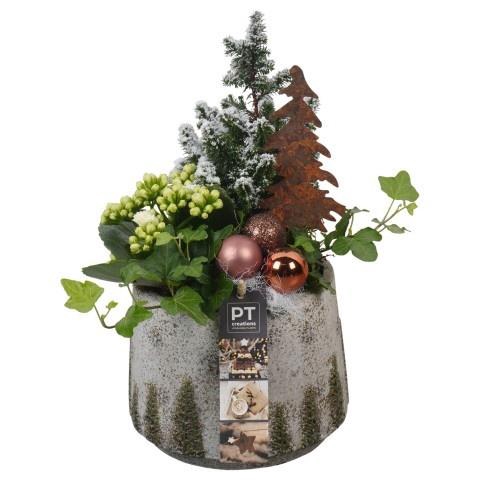 <h4>PTCHB9769 Arrangement Christmas Bronze in beton po</h4>