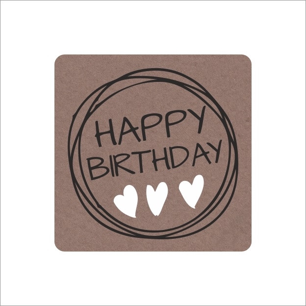 <h4>Labels Sticker 39mm x250 Happy Birthday</h4>