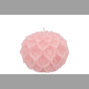 Candle Dahlia Light Pink 9x7cm Nm