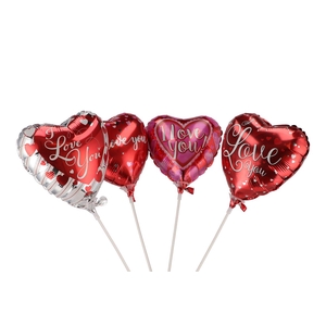Pick Balloon 18cm Love Assorti ´b´ P/1
