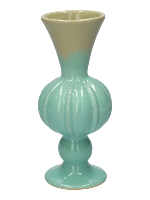 <h4>DF03-666800900 - Vase Celia multi d5.8/7xh16 green/l.blue</h4>