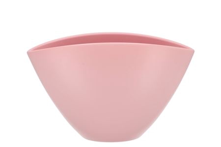 <h4>Ceramic Pink Silver Pot Orchid 28x17cm</h4>
