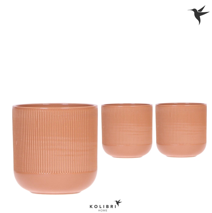 <h4>Kolibri Home Flare pot cognac</h4>