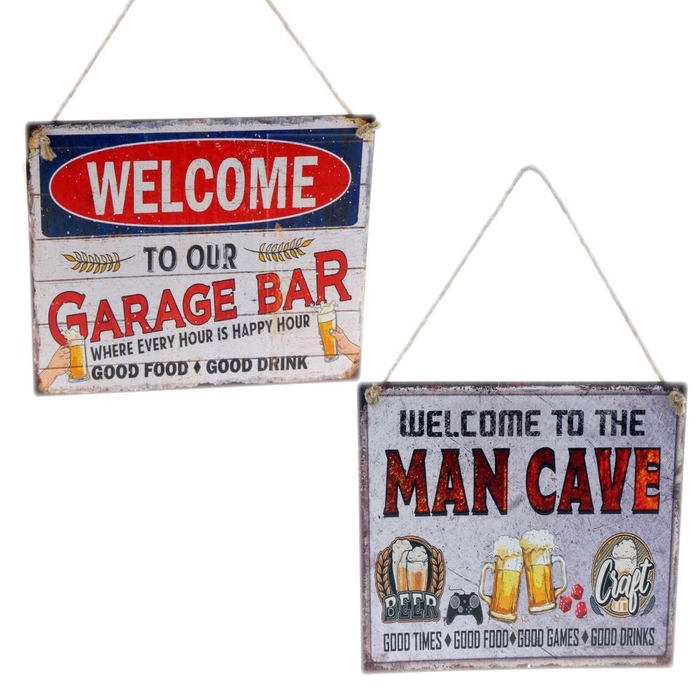 <h4>Wall Hanger Mtl Mancave/Garage</h4>