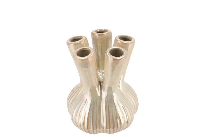 <h4>Aglio Straight Pearl Vase 13x13x17cm</h4>