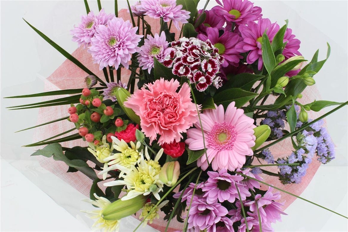 <h4>Boeket Bied Roze</h4>