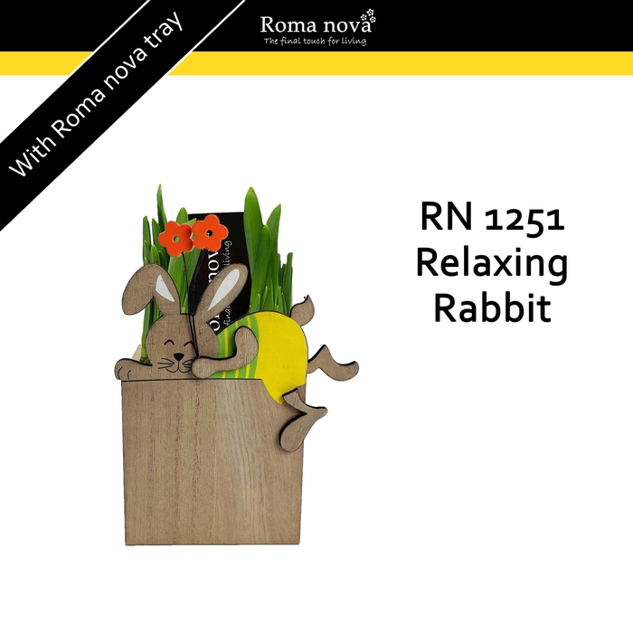 <h4>1251 - Relaxing Rabbit (Tete a Tete)</h4>