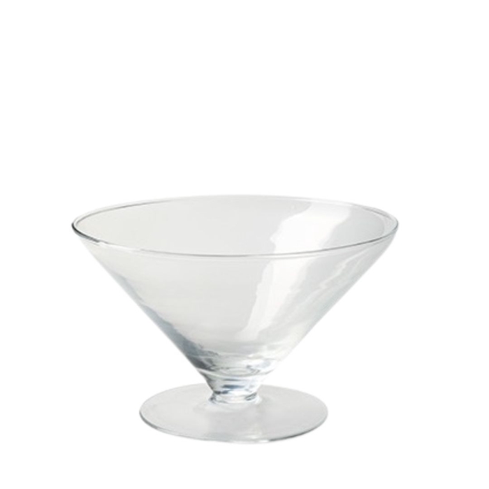 Glass bowl sonja/foot d19 10cm
