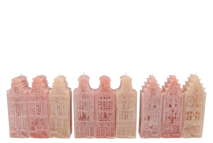 Candle A'dam House Warm Sand Mix 7x7x20cm
