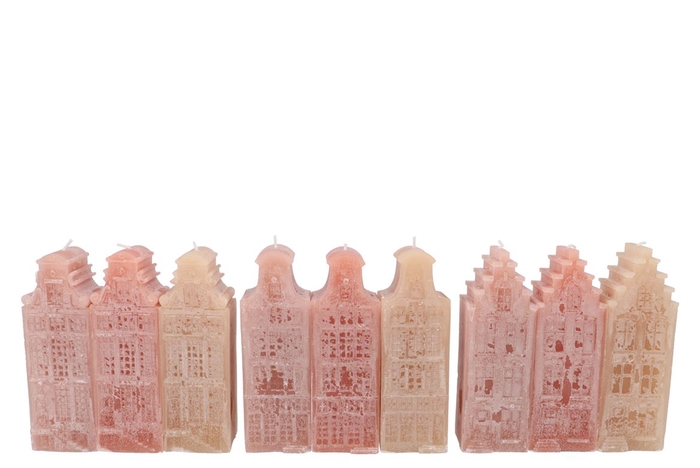 <h4>Amsterdam House Warm Sand Mix Candle 7x7x20cm</h4>