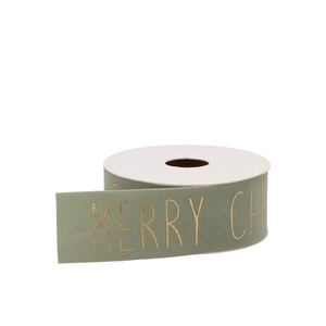 Ribbon Velvet Christmas 65 Esmerald 5mx40mm