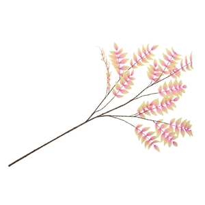 Silk Salix Leaf Orange 135cm