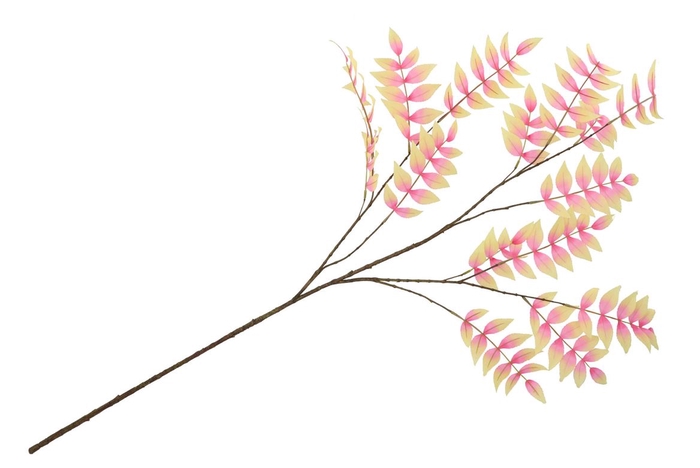 <h4>Silk Salix Leaf Orange 135cm</h4>