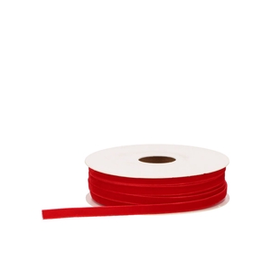 Ribbon Velvety (nr.21) Warm Red 20mx6mm