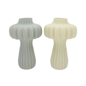 Luxx Nordic Green Vase Lantern Ass 25x25x40cm