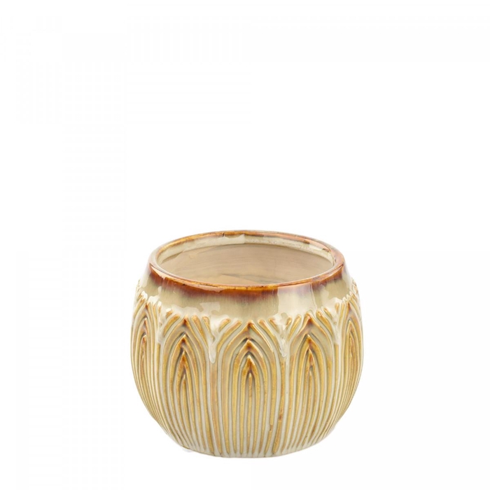 <h4>Ceramics Lotus pot d14.5*10.5cm</h4>