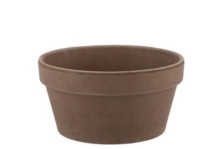 <h4>Terra Choco Schaal Konisch Grijs 20x10cm V</h4>