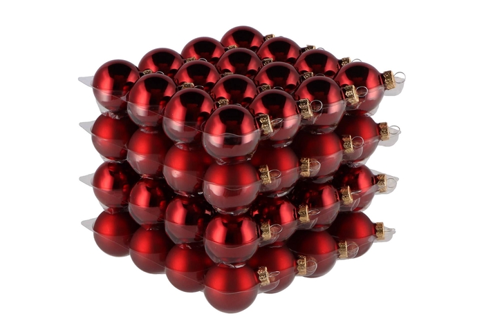 Glass Ball Combi Ossred 40mm P/64