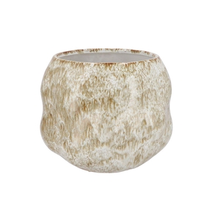 Monte White Sand Pot 25x25x21cm