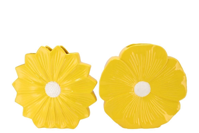 <h4>Bloom Yellow Vase Daisy Ass 40x11x40cm Nm</h4>