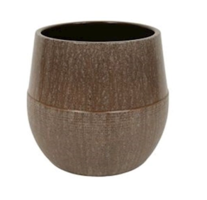 <h4>Ceramic pot Drip chocolate H13 Ø14</h4>
