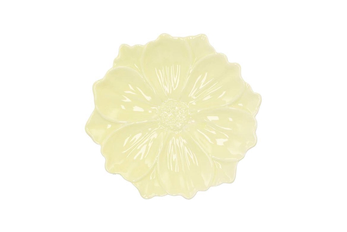 Bloom Cosmea Plate Yellow 18x18x4cm Nm