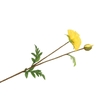 Silk Papaver Branch Yellow L64cm