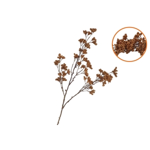 Silk Berry Spice Dark Brown 108cm Nm