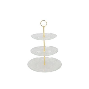 Dayah Transparent Cake Shelf 18/20/25x33cm