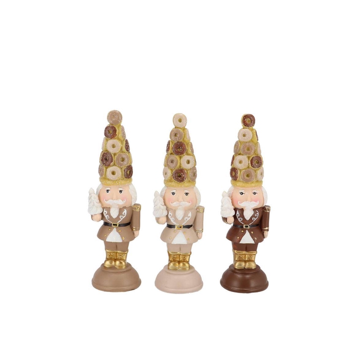 <h4>Candy Nutcracker Sand Soldier Decoration 10x9x20cm Nm</h4>