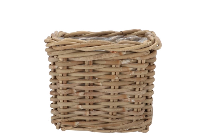 Rattan Kuboo Pot Balcony 20x15x17cm