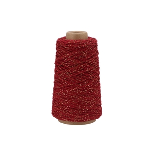 Ribbon Flax Cord Jute Red/gold 2mmx300mtr Nm