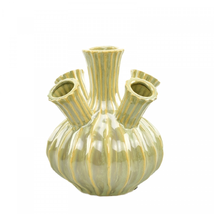 <h4>Keramiek Exclusief Flora vaas d16*18cm</h4>