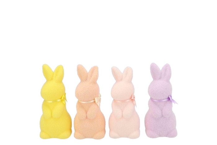 <h4>Easter Flock Dreamy Pastel Bunny Ass 7x8x16cm</h4>