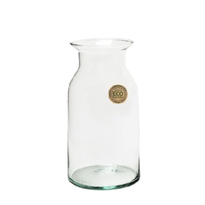 <h4>Glas Eco flesvaas d09*18cm</h4>