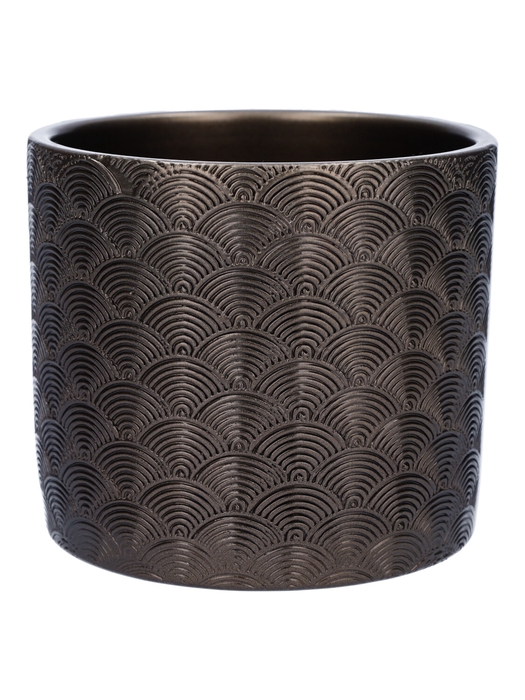 <h4>DF03-884722347 - Pot Napoli d13.5xh12.3 bronze</h4>