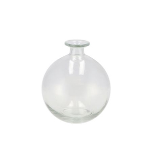 Dry Glass Clear Bottle Globe 13x15cm