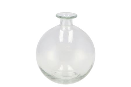 <h4>Glass Dry Clear Bottle Globe 13x15cm</h4>