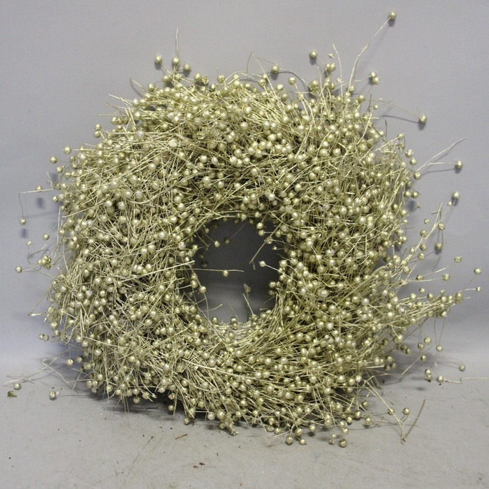 <h4>Krans Flax Gold 30 cm</h4>